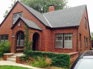 gable style front porch